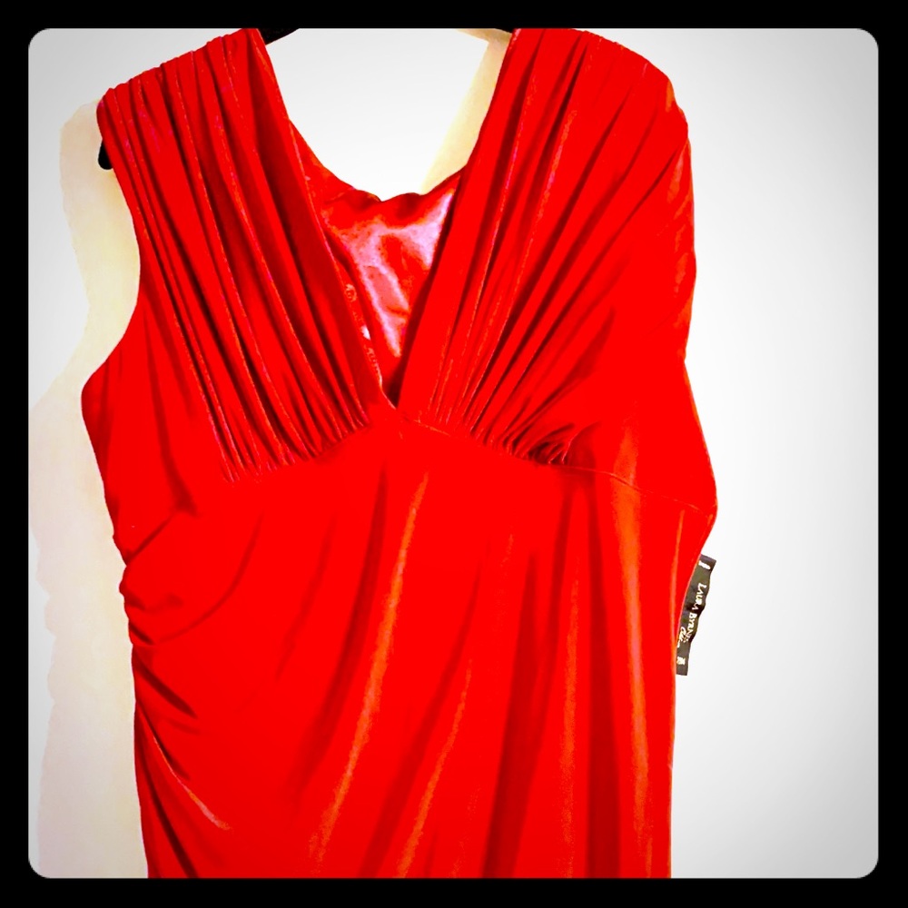 Red Gia Gown from Laura Byrnes Spring Collection
